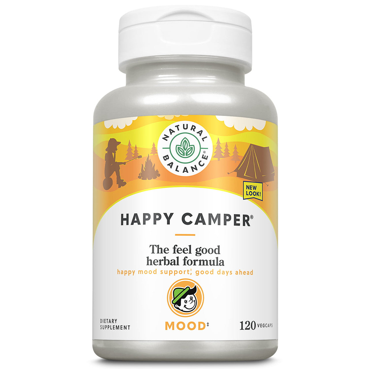 Natural Balance Happy Camper Herbal Formula Veggie Capsules, 120 Ea